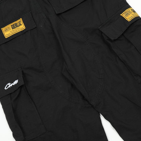 CORTEIZ RTW ALCATRAZ GUERILLAZ CARGO TROUSER - TRIPLE BLACK